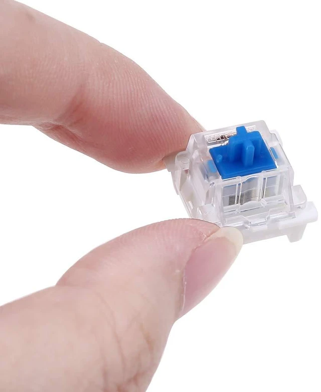 Alt view image 6 of 7 - 10 Pcs Mechanical Keyboard Keycaps, OEM Profile, Standard Cross-stem Switches, Blue Red Brown Black