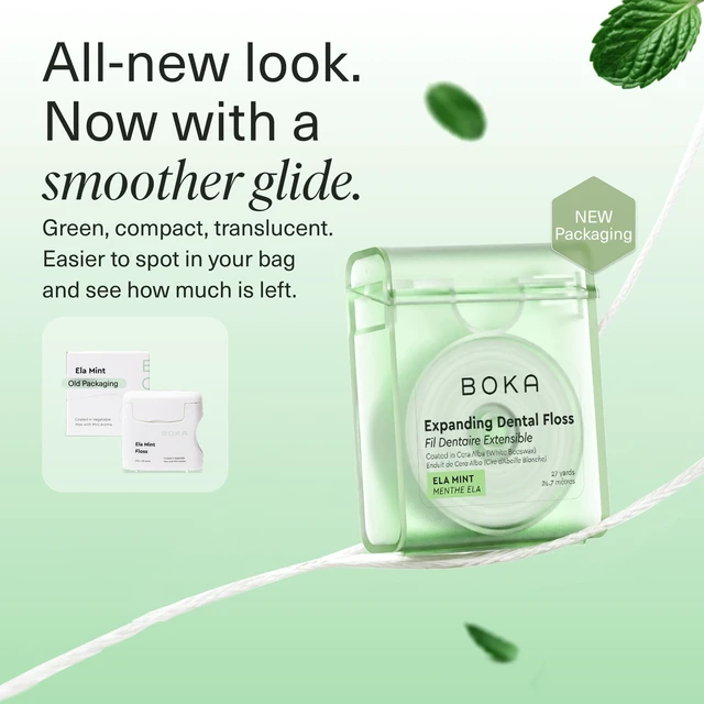 Alt view image 6 of 6 - Boka Ela Mint Expandable Woven Floss, 1 Pack