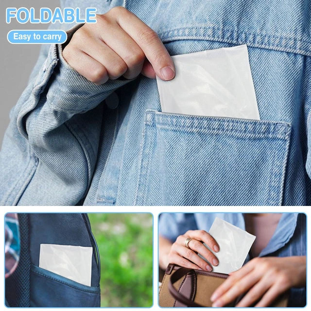 Alt view image 2 of 7 - 20 Pcs (10 Pairs) Thickened Waterproof Shoe Covers, Transparent Rain Shoe Covers, One Size