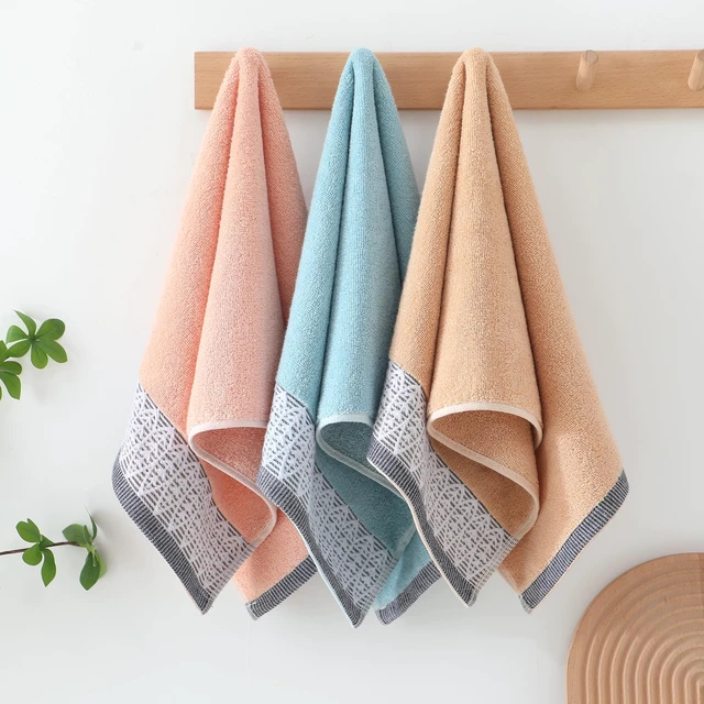 Alt view image 5 of 5 - 3-Pack Leaf Print Cotton Decorative Hand Towels, Soft