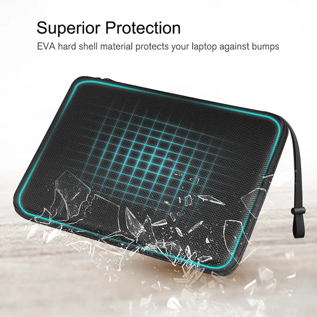 Alt view image 7 of 7 - FINPAC Hard Laptop Sleeve for MacBook Neo 33cm, MacBook Air 33cm