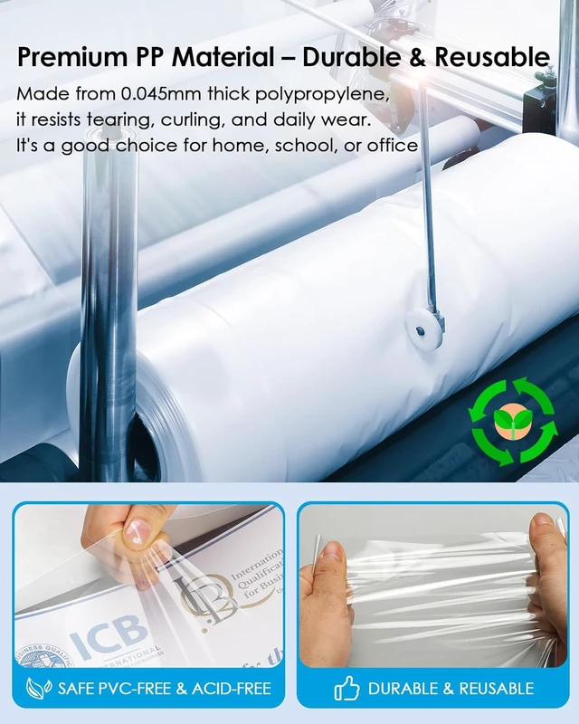 Alt view image 2 of 6 - KTRIO Sheet Protectors 8.5x11 for 3 Ring Binder, 50 Pack