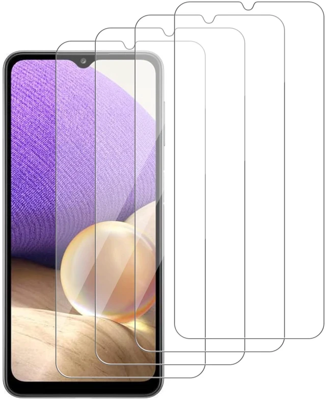 Main image of 4 Pack Glass Screen Protector for Samsung Galaxy A32 5G, 9H Hardness HD Tempered Glass, Case Friendly, Not for A32 4G, Compatible with SM-A326 A326U A326U1 A326T A326W