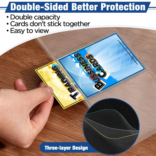 Alt view image 7 of 7 - Fabmaker 1548 9-Pocket Double Side Trading Card Sleeves