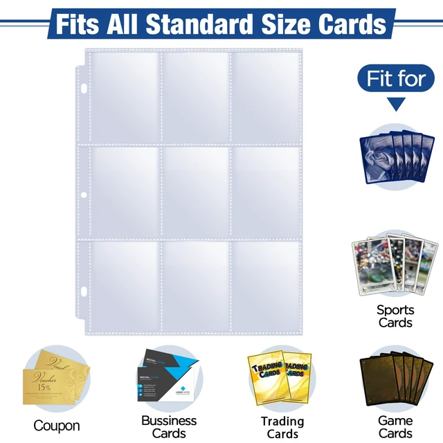 Alt view image 2 of 7 - Fabmaker 1548 9-Pocket Double Side Trading Card Sleeves