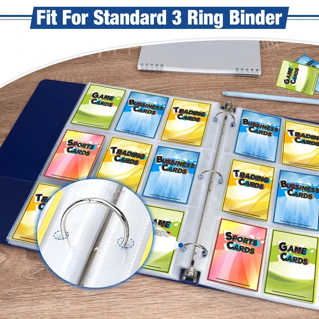 Alt view image 4 of 7 - Fabmaker 1548 9-Pocket Double Side Trading Card Sleeves