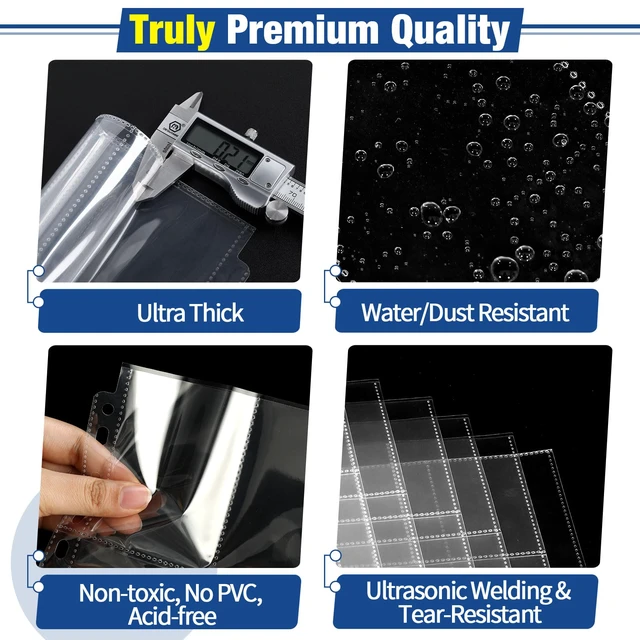 Alt view image 5 of 7 - Fabmaker 1548 9-Pocket Double Side Trading Card Sleeves