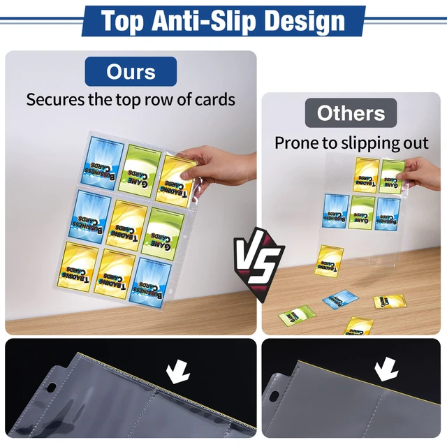Alt view image 3 of 7 - Fabmaker 1548 9-Pocket Double Side Trading Card Sleeves