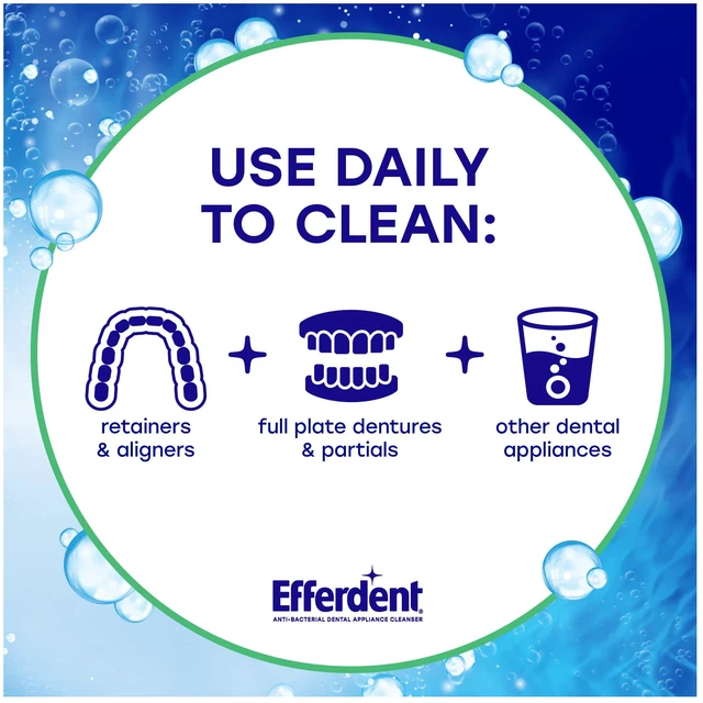 Alt view image 2 of 6 - Efferdent Denture Cleaner Tablets, Minty Fresh & Clean, 44 Count