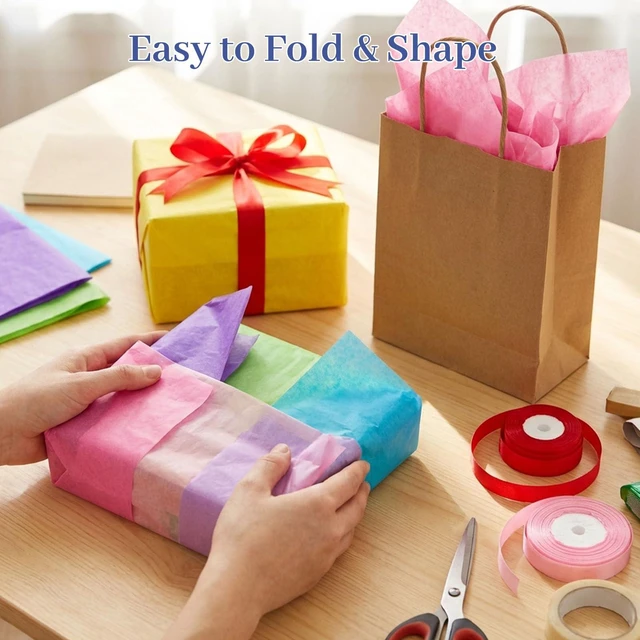 Alt view image 6 of 6 - Shindel Tissue Paper 120 Sheets, 20 X 14 inch, 20 Colors for Gift Bags
