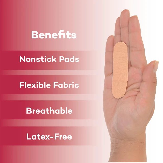 Alt view image 4 of 6 - Dealmed Sterile Flexible Fabric Adhesive Bandages 1x3Inch 100 Count