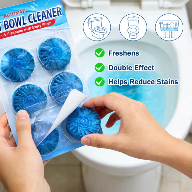 Alt view image 6 of 6 - Automatic Toilet Bowl Cleaner Tablets