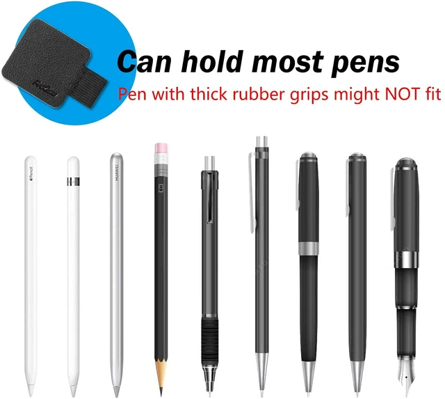 Alt view image 3 of 6 - ProCase Pen Loop Holder for Notebooks, Journals, Planners, Tablet Cases, Black