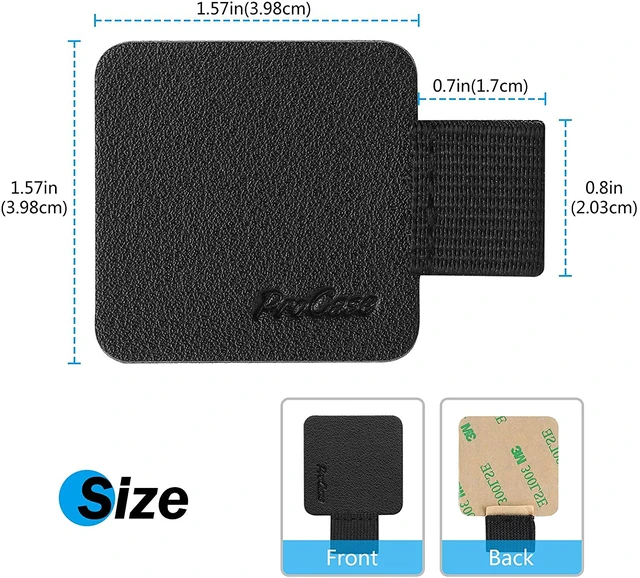 Alt view image 4 of 6 - ProCase Pen Loop Holder for Notebooks, Journals, Planners, Tablet Cases, Black
