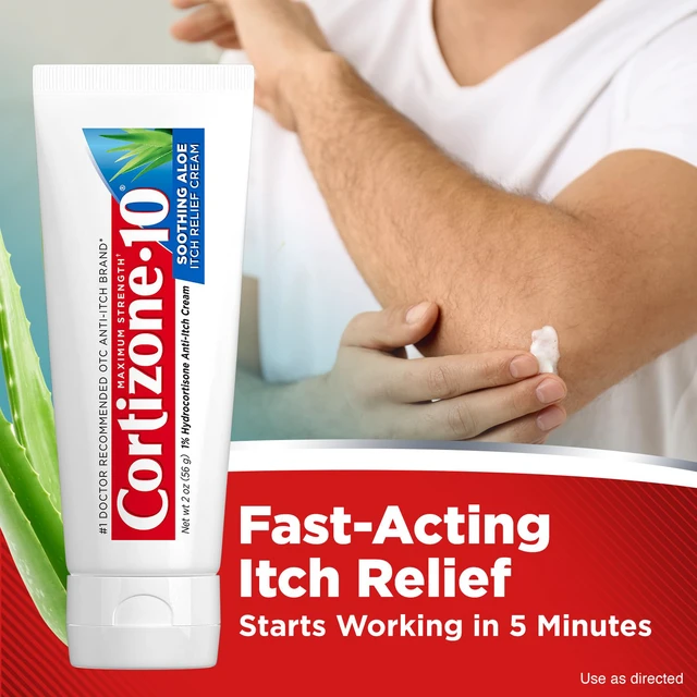 Alt view image 6 of 6 - Cortizone-10 Max Strength Soothing Aloe Itch Relief Cream 2oz
