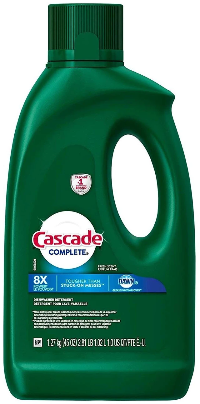 Main image of Cascade Complete Gel Dishwasher Detergent, Fresh Scent, 45Oz