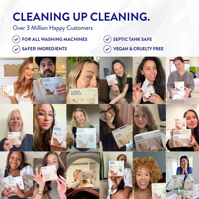 Alt view image 6 of 7 - The Clean People Dishwasher Pods - Phosphate Free, Residue-Free, Lemon Verbena, 60 Count