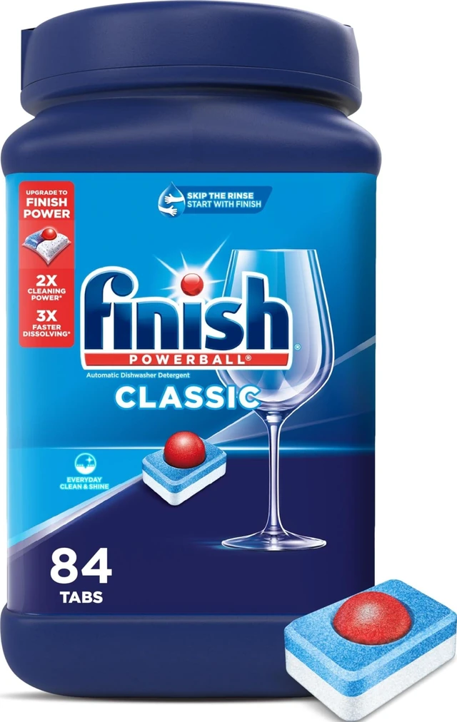 Main image of Finish Powerball Wrapper Free Dishwasher Pods, 84 Count