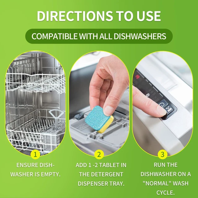 Alt view image 3 of 7 - NATRUTH 30 Pack Dishwasher Cleaner Tablets, Individually Wrapped, Deep Cleaning, Removes Grease & Limescale, Compatible with All Dishwashers