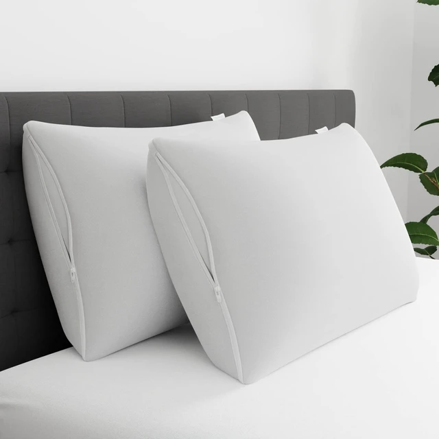 Alt view image 6 of 6 - AllerEase Standard/Queen Allergy Pillow Protector, 2-Pack