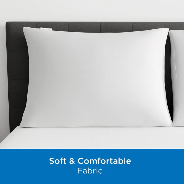 Alt view image 3 of 6 - AllerEase Standard/Queen Allergy Pillow Protector, 2-Pack
