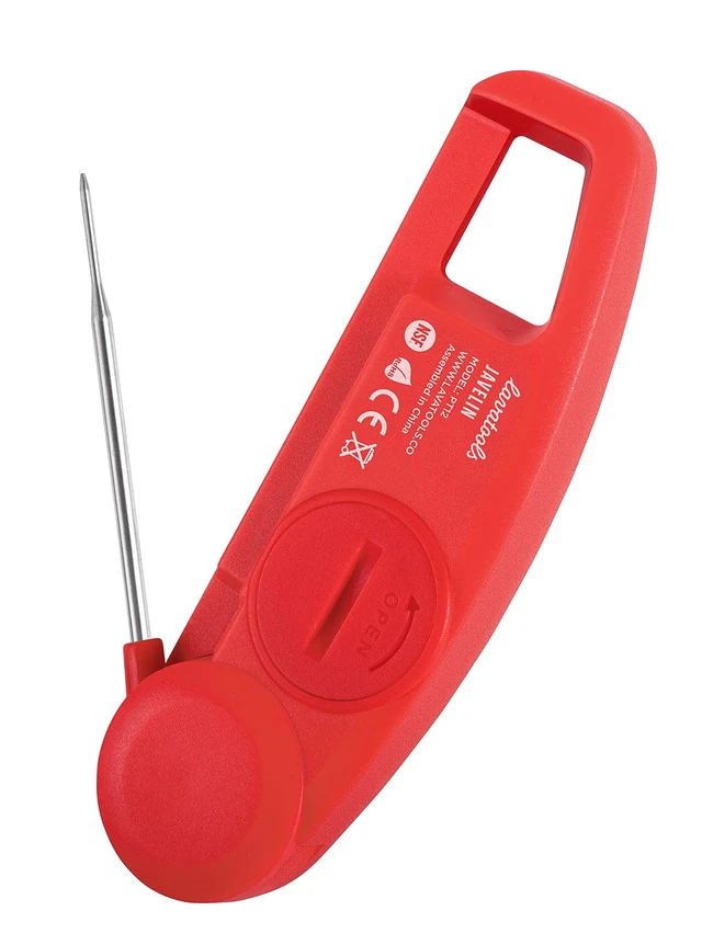 Alt view image 6 of 6 - Lavatools Javelin Ultra-Fast 3-Second Digital Instant Read Meat Thermometer for Grill and Cooking, 2.75" Probe, Foldable, Large Display, IP65 Water Resistant, NSF Certifi