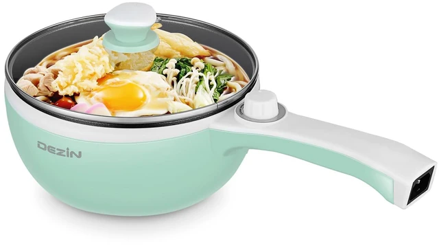 Main image of Dezin 1.5L Non-Stick Portable Electric Hot Pot, Dual Power