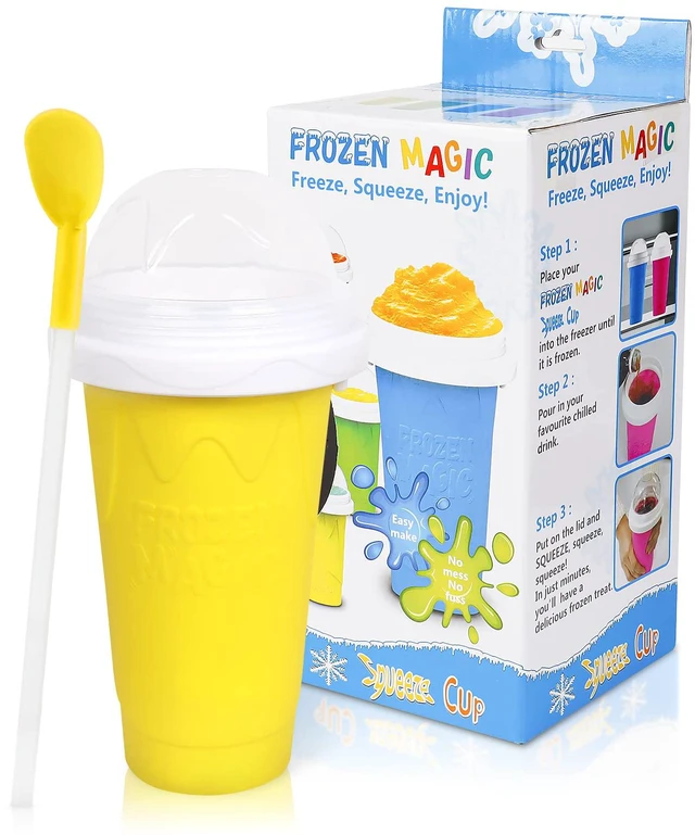 Main image of Double Layers Silica Quick Frozen Magic Cup DIY Slushie Maker Cup