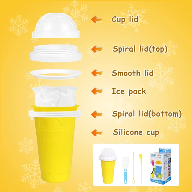 Alt view image 4 of 6 - Double Layers Silica Quick Frozen Magic Cup DIY Slushie Maker Cup