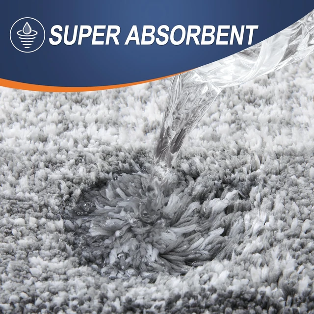 Alt view image 2 of 6 - OLANLY 24x16 Small Bathroom Rugs, Extra Soft Absorbent Microfiber
