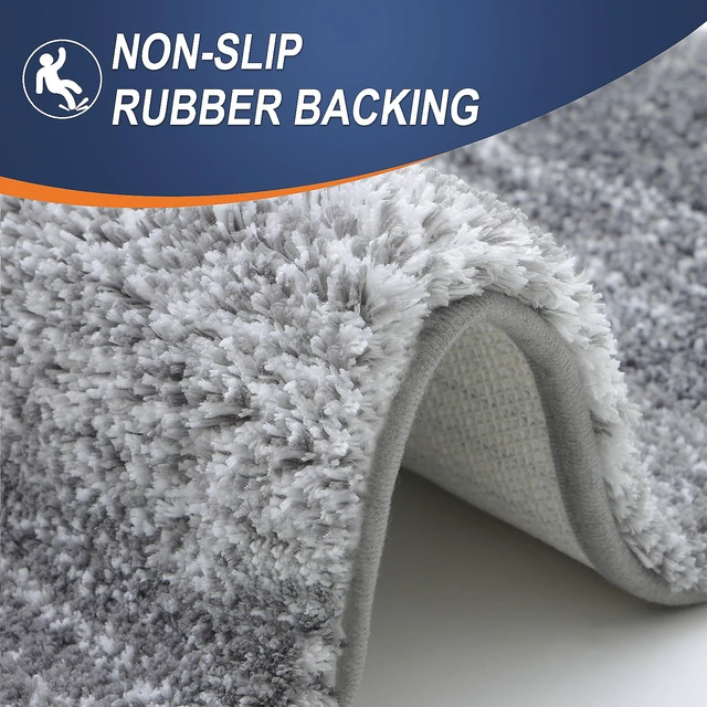 Alt view image 4 of 6 - OLANLY 24x16 Small Bathroom Rugs, Extra Soft Absorbent Microfiber