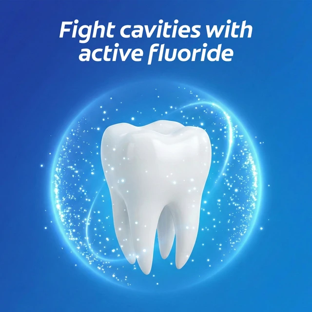 Alt view image 5 of 6 - Colgate Cavity Protection Fluoride Toothpaste, Mint, 6 oz, 6 Pack