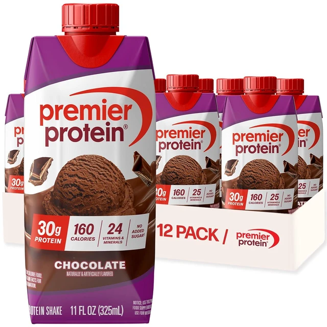 Main image of Premier Protein 30g High Protein Shake, Chocolate, 12 Pack