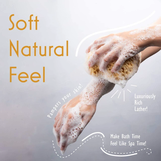 Alt view image 4 of 6 - MyHomeBody Curvy Bath Sponge Foam Loofah 2 Pack