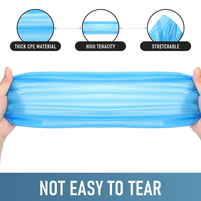 Alt view image 4 of 6 - Buself Disposable Non-Slip Shoe Covers, 50 Pairs (100 Pcs), Waterproof & Recyclable, Fits Men's 11 / Women's 13 US, for Indoor Use