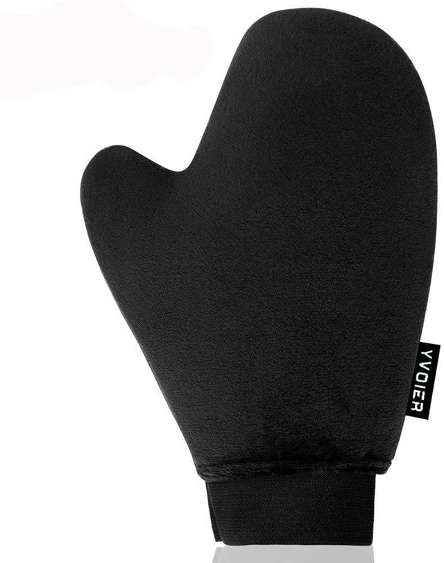 Main image of Yvoier Self Tanning Mitt Applicator with Elastic Wrist, Microfibre, Streak Free for Tanning Lotion Spray Mousse