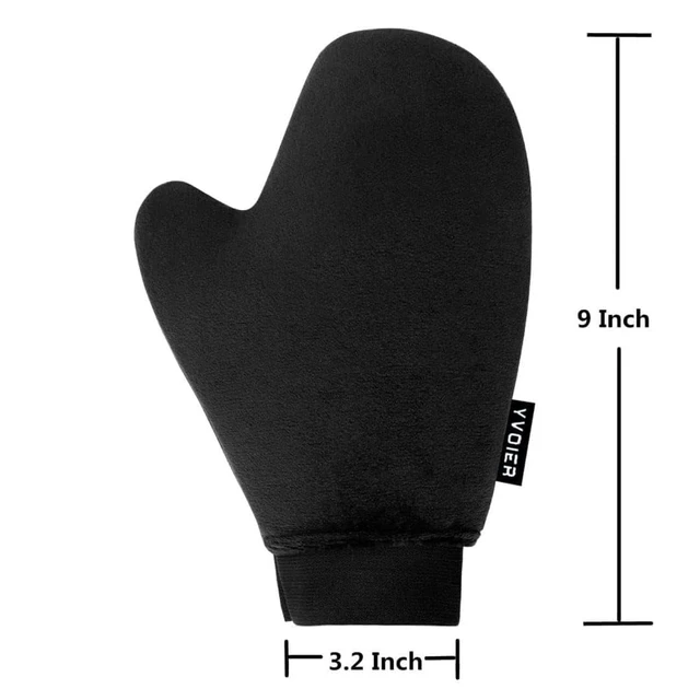 Alt view image 3 of 7 - Yvoier Self Tanning Mitt Applicator with Elastic Wrist, Microfibre, Streak Free for Tanning Lotion Spray Mousse