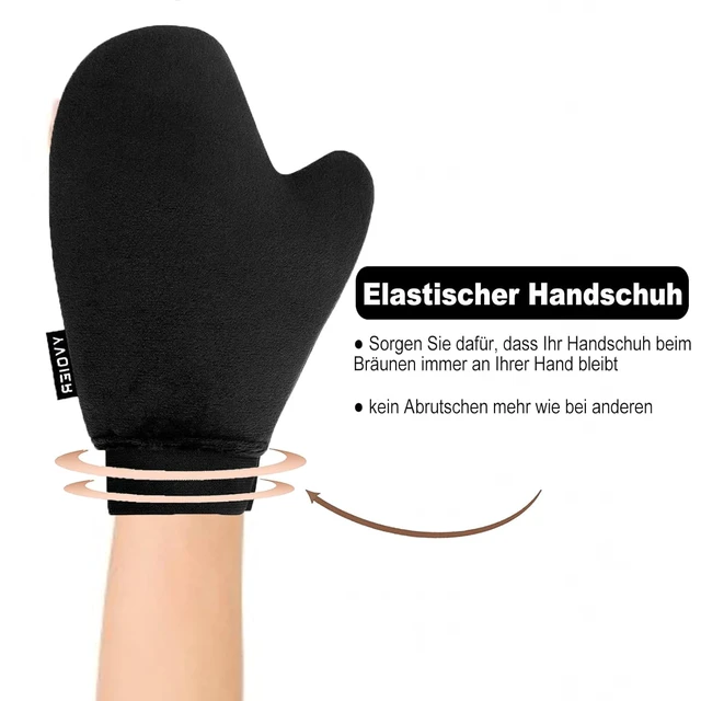 Alt view image 5 of 7 - Yvoier Self Tanning Mitt Applicator with Elastic Wrist, Microfibre, Streak Free for Tanning Lotion Spray Mousse