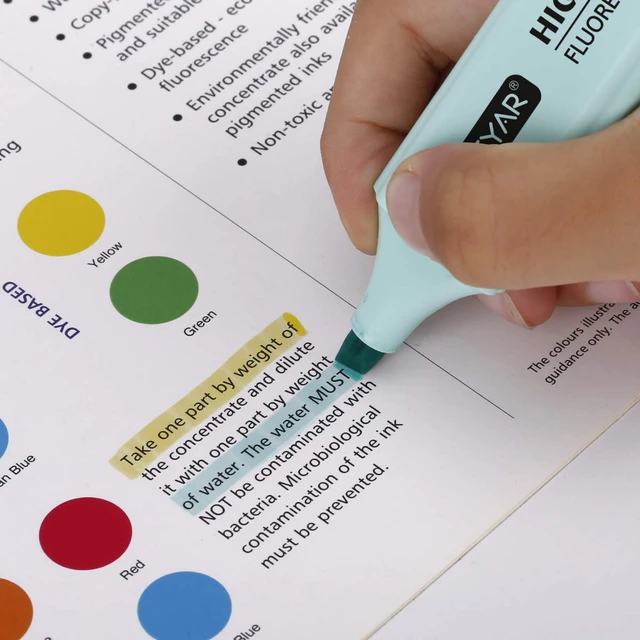 Alt view image 4 of 6 - ZEYAR Highlighter Markers, Pastel Colors, Chisel Tip, AP Certified, Water Based, Quick Dry, Assorted Colors, 6 Macaron Colors