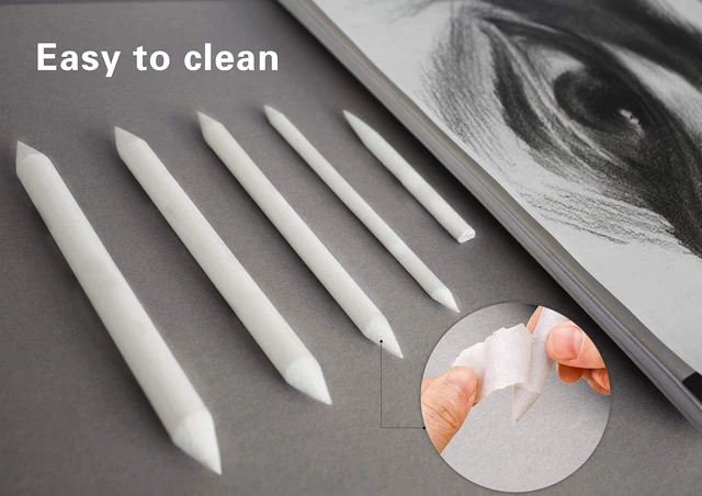 Alt view image 4 of 5 - Norocme 12PCS Blending Stumps and Tortillions Paper Art Blenders
