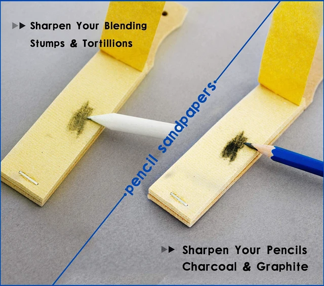 Alt view image 3 of 5 - Norocme 12PCS Blending Stumps and Tortillions Paper Art Blenders