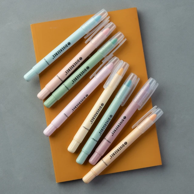 Alt view image 4 of 6 - DIVERSEBEE Bible Highlighters and Pens No Bleed Pastel