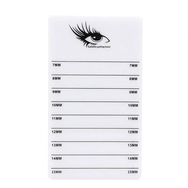 Main image of Eyelash Extensions Tray, Acrylic Eyelash Storage Box Lash Holder Eyelash Board 7-15mm Lashes Extension Stand Eyelash Storage Box Eyelash Grafting Planting Acrylic Board Individual Eyelashes Tray