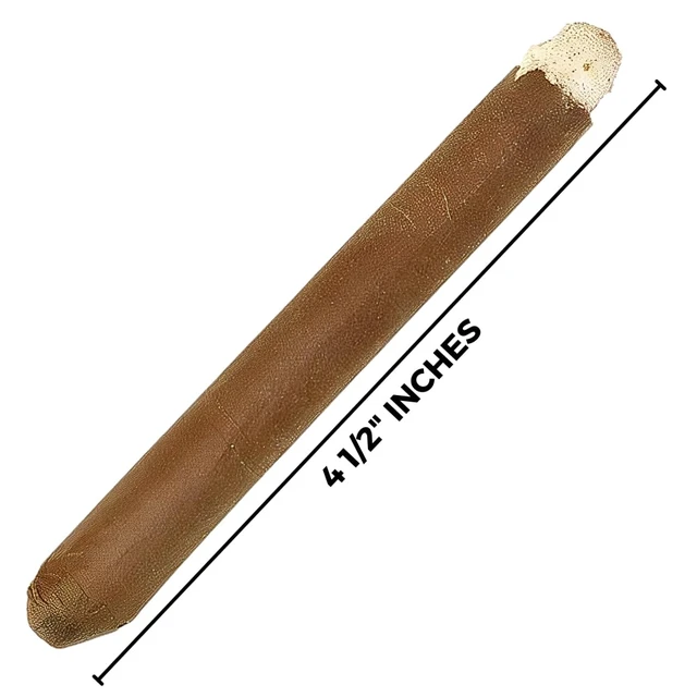 Alt view image 3 of 4 - Brown Fake Puff Cigar Costume Accessory - 4.5", 1 Count - Durable & Realistic - Ideal For Themed Parties & Theatrical Performances