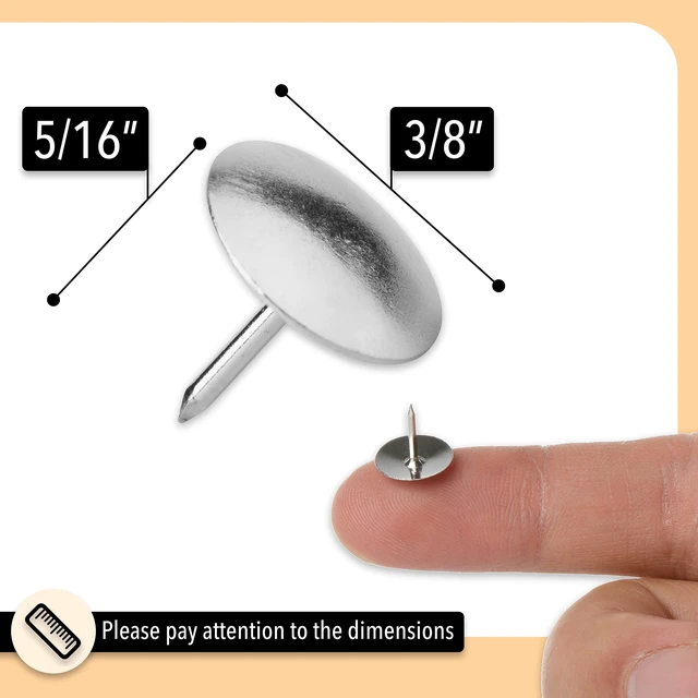 Alt view image 4 of 6 - Mr. Pen- Thumb Tack, 500 Pack, Silver, Flat Push Pins Bulk