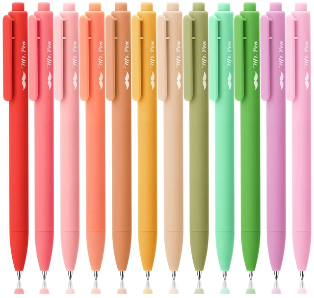 Main image of Mr. Pen- Retractable Gel Pens, 12 Pack, Assorted Color Ink