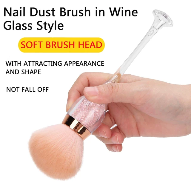 Alt view image 2 of 7 - AKOAK 1 Pack Makeup Brush Wine Glass Blush Brush Super Soft Fibre Bristles with Long Brush Handle Perfect for Application and Foundation