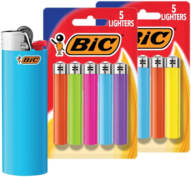 Main image of BIC Maxi Pocket Lighters, Dependable, Long-Lasting, 10-Pack, Assorted