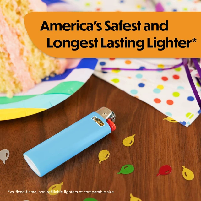 Alt view image 3 of 6 - BIC Maxi Pocket Lighters, Dependable, Long-Lasting, 10-Pack, Assorted