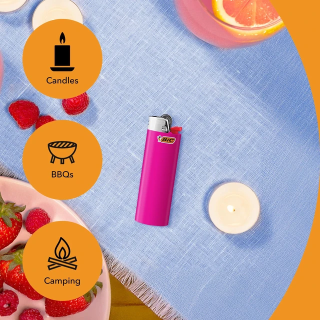 Alt view image 5 of 6 - BIC Maxi Pocket Lighters, Dependable, Long-Lasting, 10-Pack, Assorted